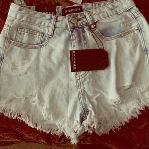 High waist fashion nova shorts